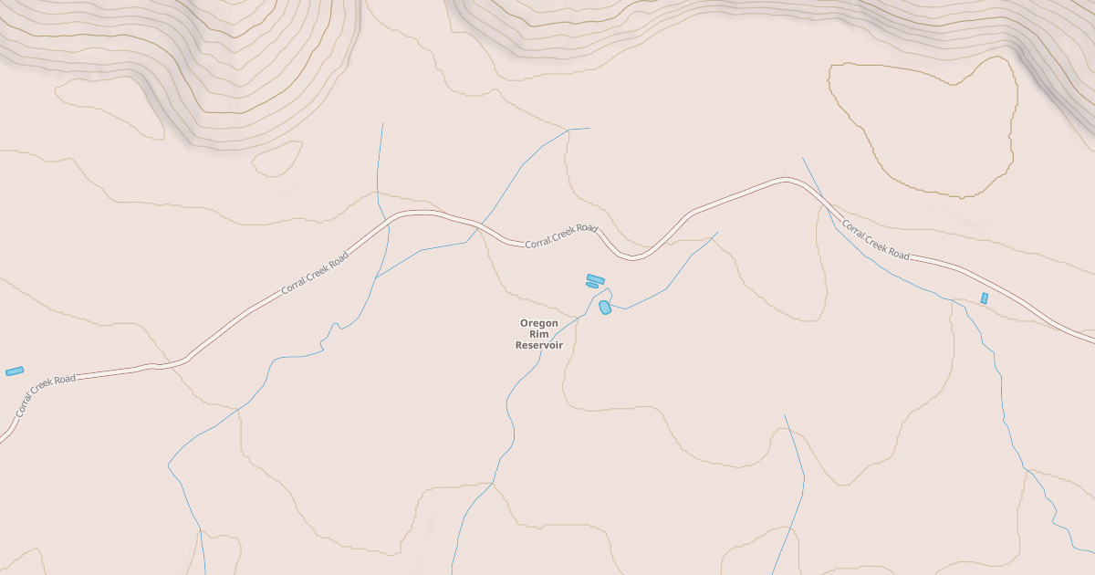 Map preview of CORRAL CREEK