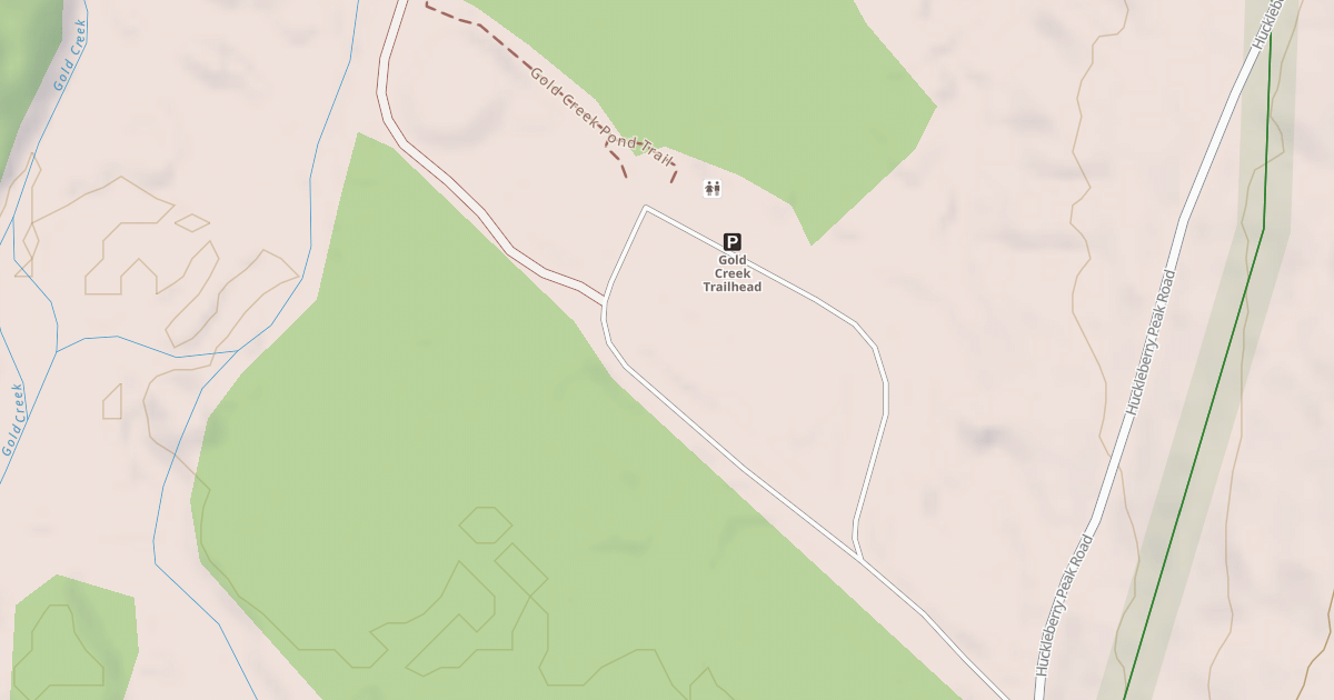 Map preview of GOLD CREEK POND RD