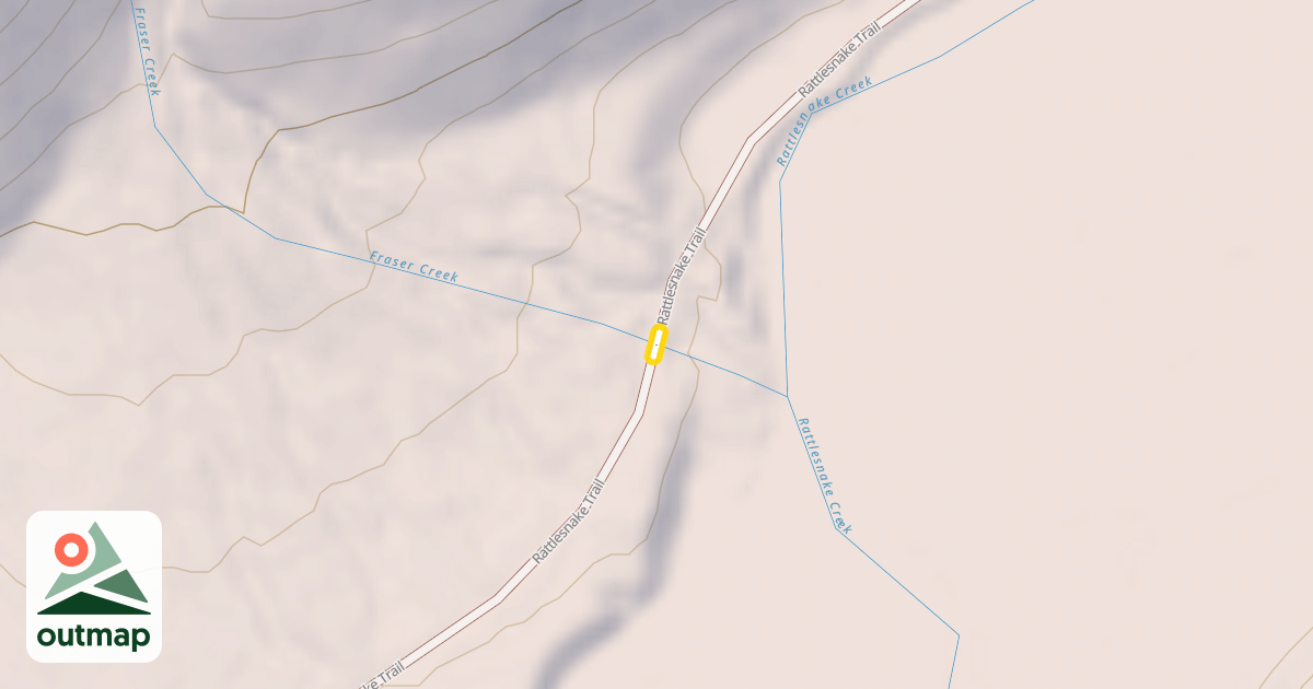 Map of Rattlesnake Trail