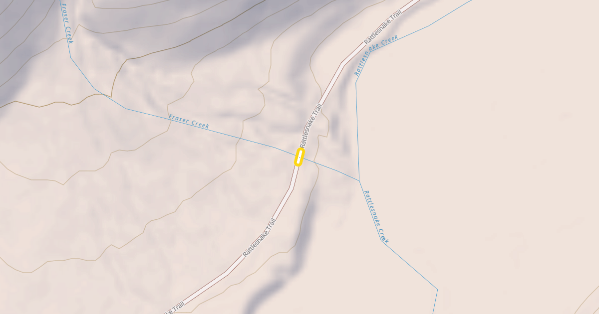 Map preview of Rattlesnake Trail
