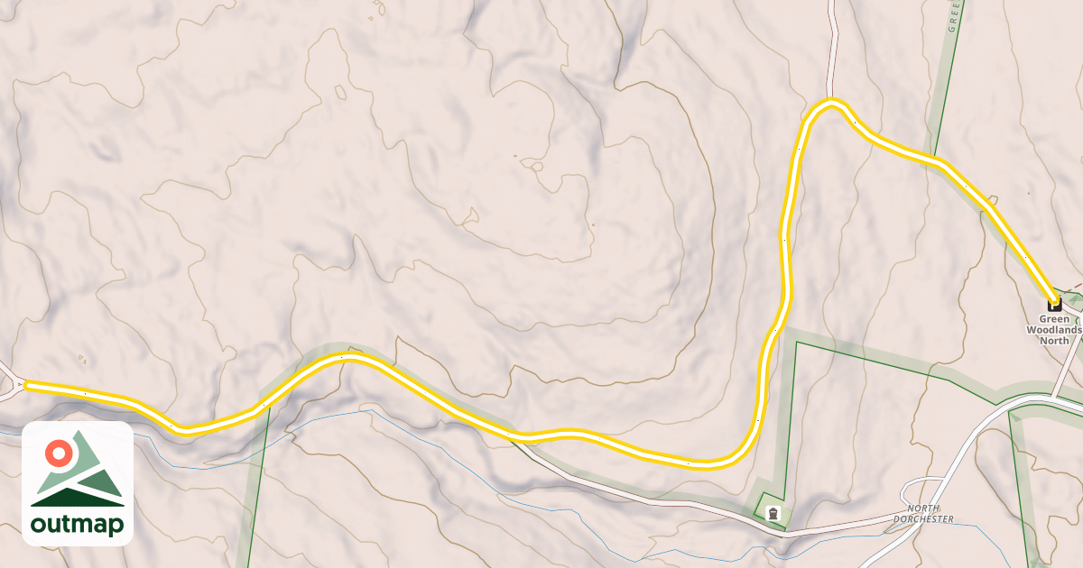 Map of Ten Mile Road