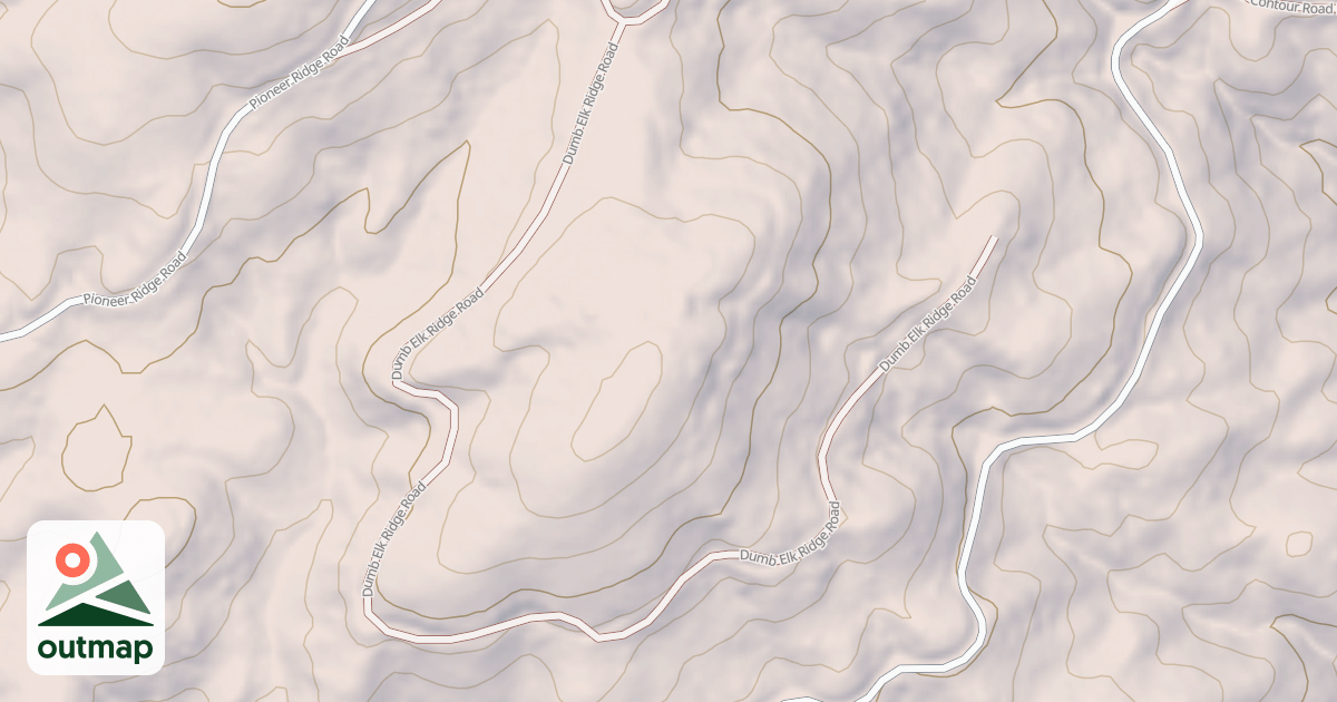 Map of DUMB ELK RIDGE