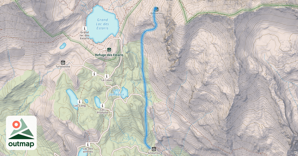 Map of Les Jalabres