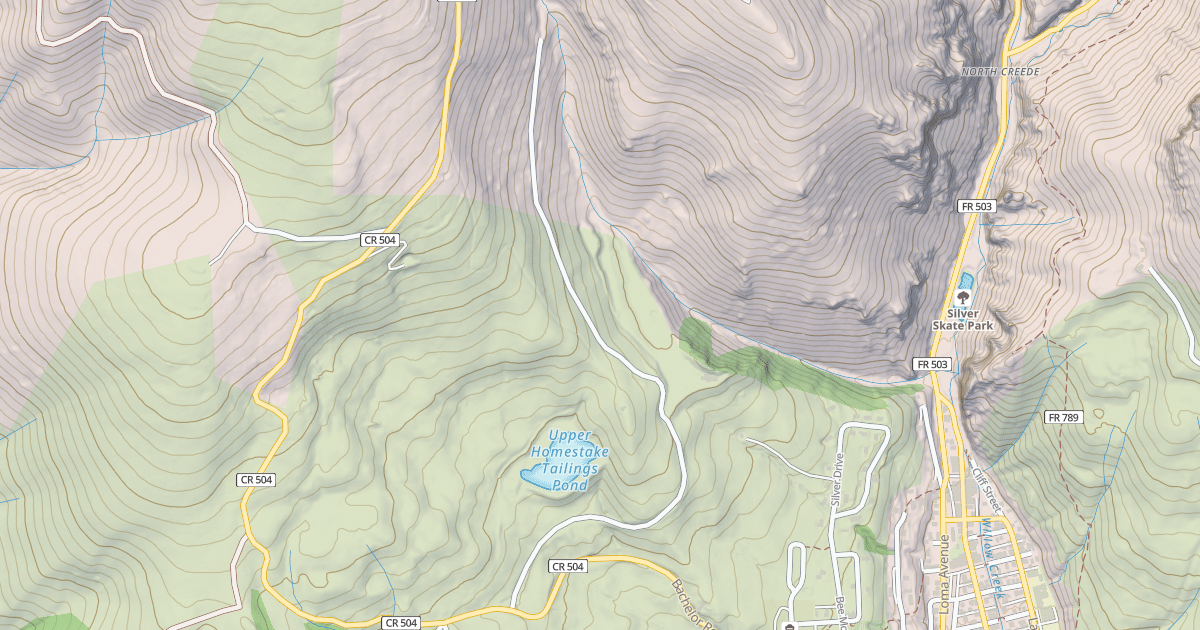 Map preview of HOMESTAKE