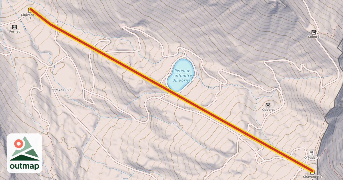Map of Chavanette 2