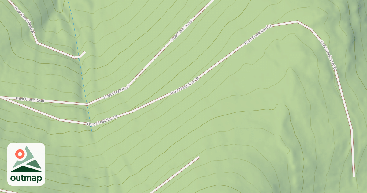 Map of FROST CREEK B