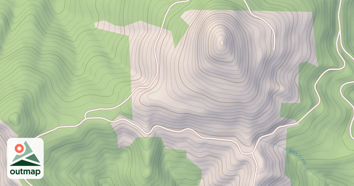 Map of ABE'S MTN T.S._- CHIEF TS