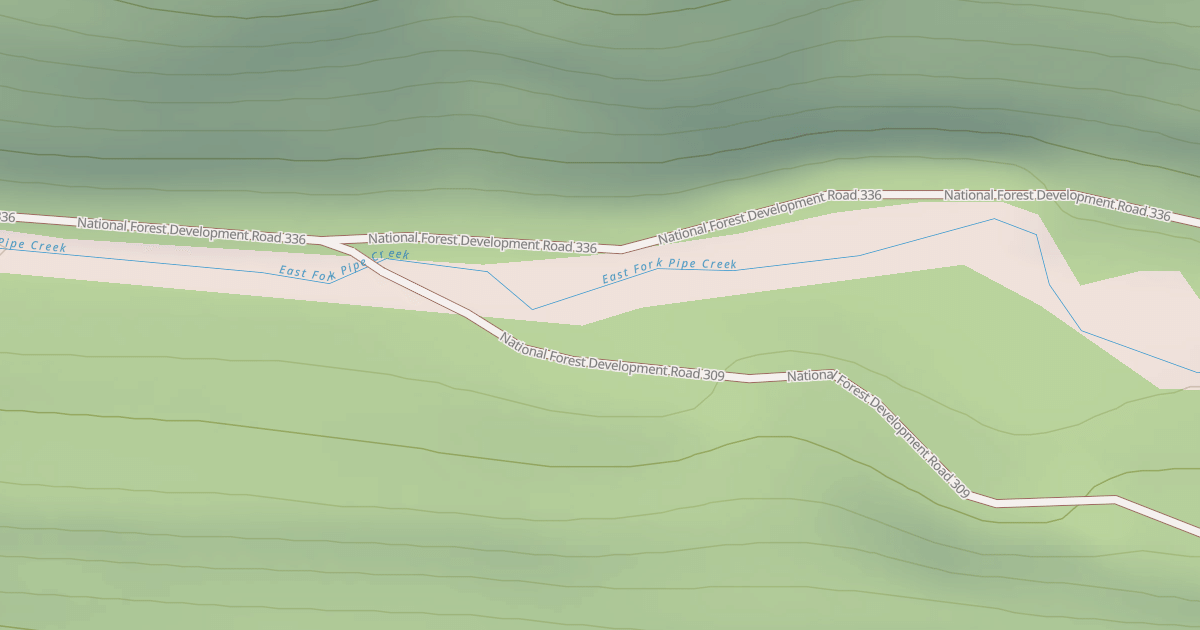 Map preview of Big Creek Baldy Snowmobl Loop