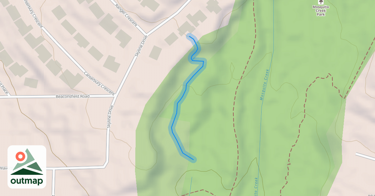 Map of Picnic Hill Trail
