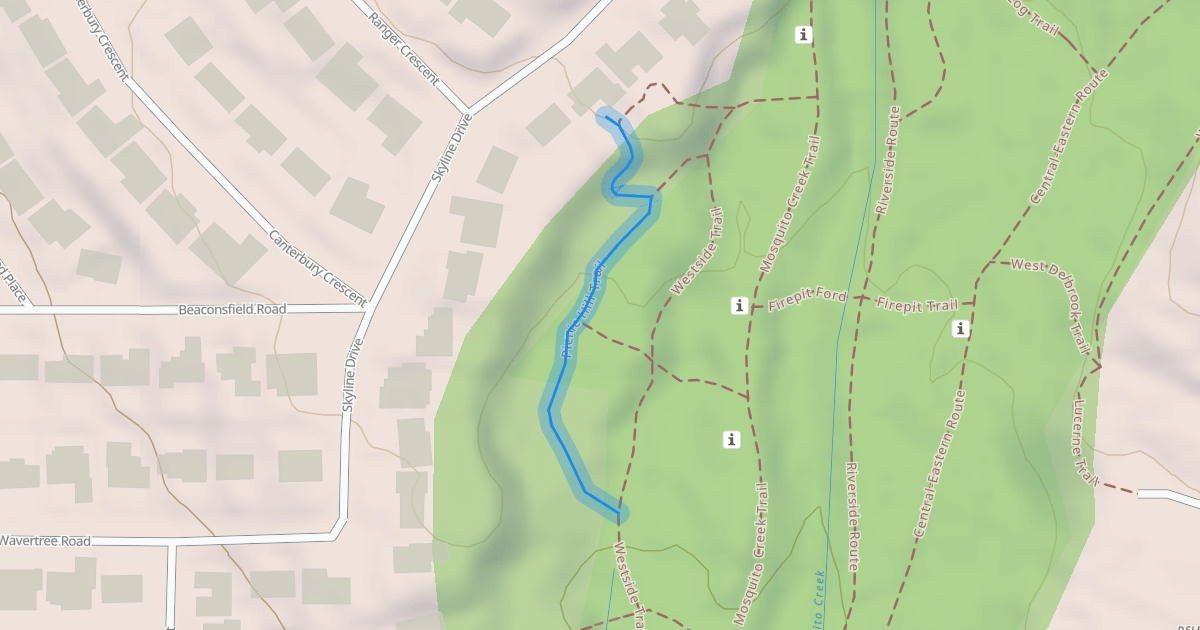 Map preview of Picnic Hill Trail