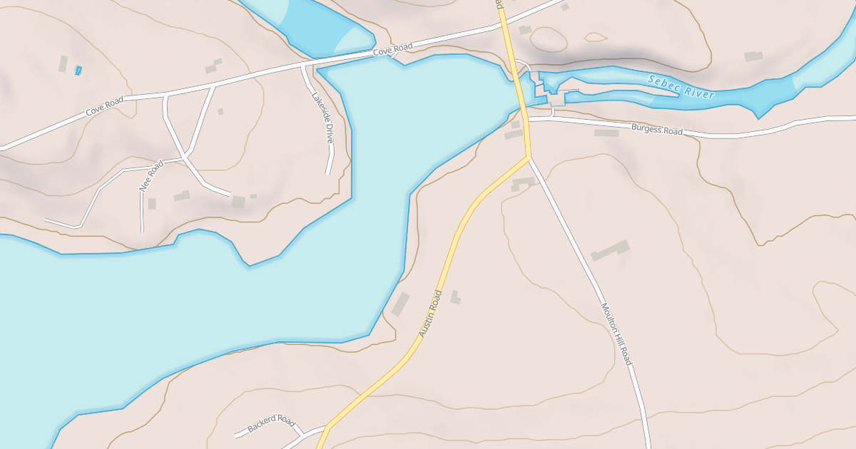 Map preview of Maine Statewide ATV Trails 222