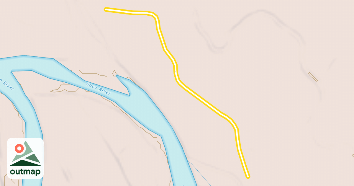 Map of Intervale Trail - South