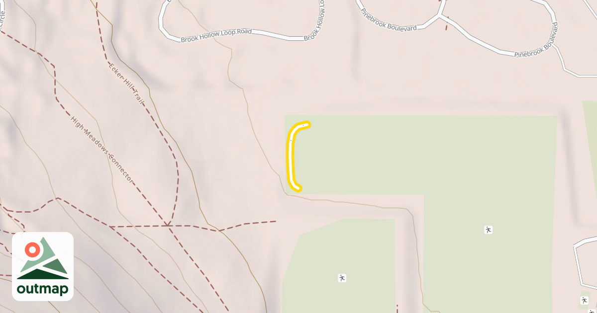 Map of Ecker Hill Nordic Trail