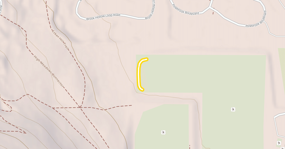 Map preview of Ecker Hill Nordic Trail