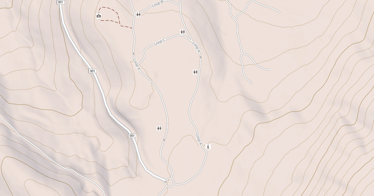 Map preview of SCOUT MT CAMPGROUND NORTH