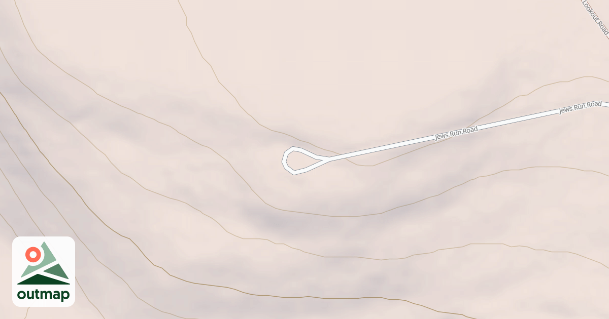 Map of Beech Creek Snowmobile Trails