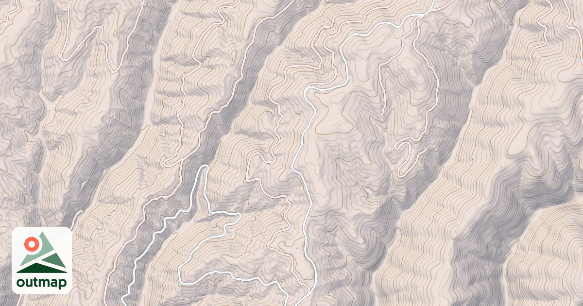 Map of LAUNDRY CREEK NORTH