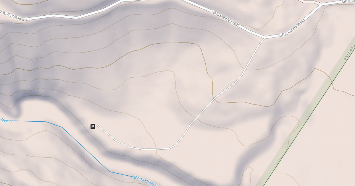 Map preview of GROS VENTRE RIVER DISP REC