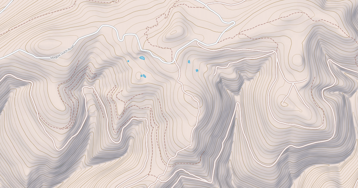 Map preview of Hunters Gulch
