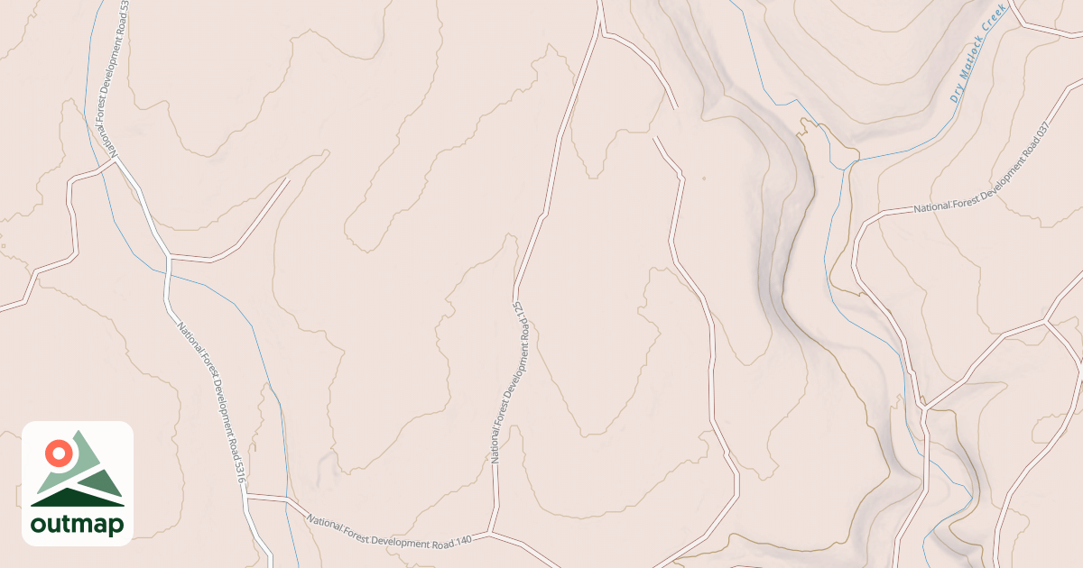 Map of USFS Motor Vehicle Use Map Roads {64F7A879-10E1-4F6F-8CF8-1AEE96932392}