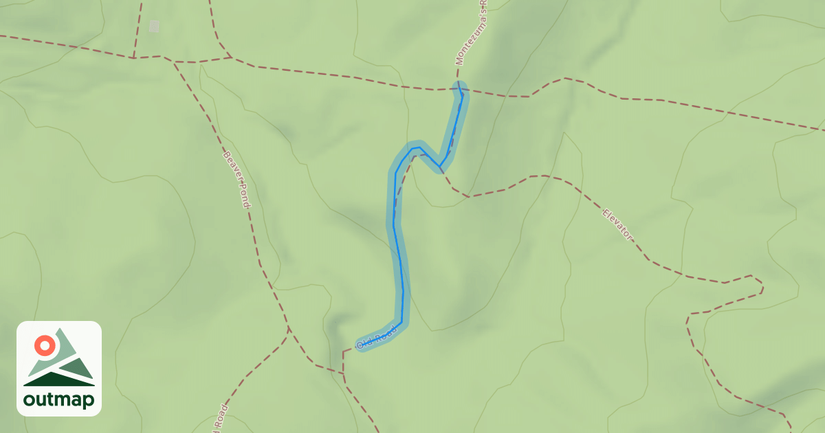 Map of Old Road