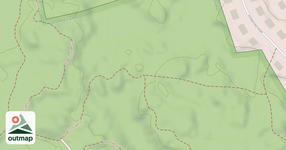 Map of Bay Circuit Trail
