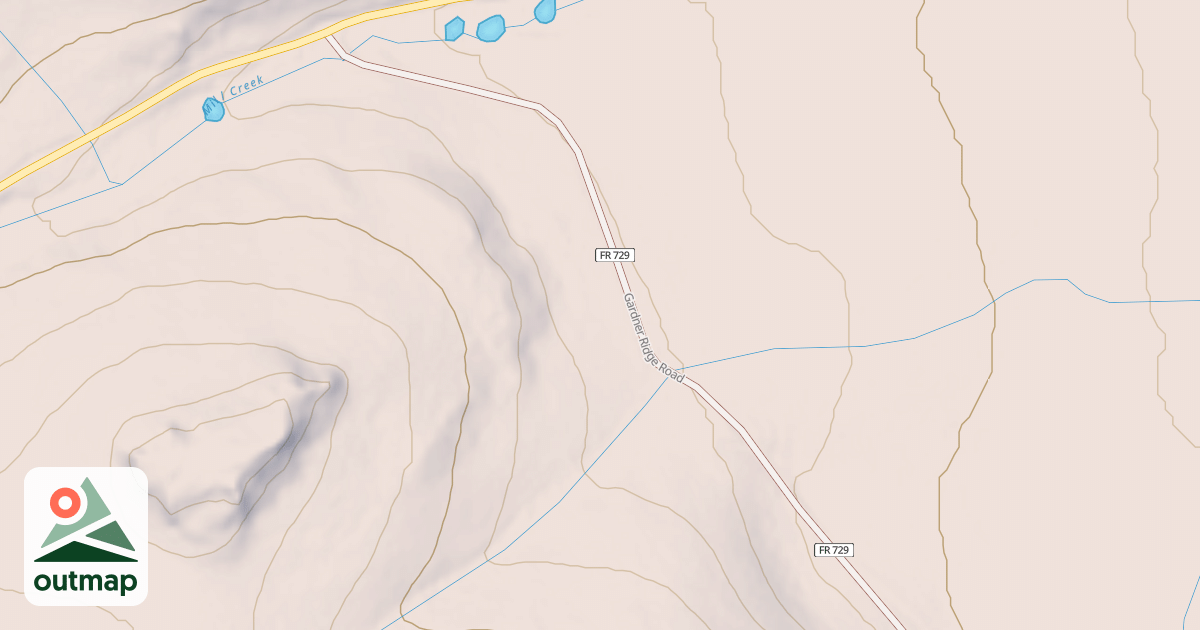 Map of Gardner Ridge Snowmobile