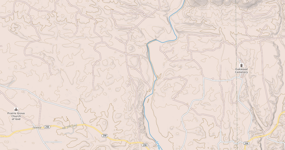 Map preview of USFS National Forest System Roads {13BAB2FD-2827-4AAF-981D-2F6773F7868D}