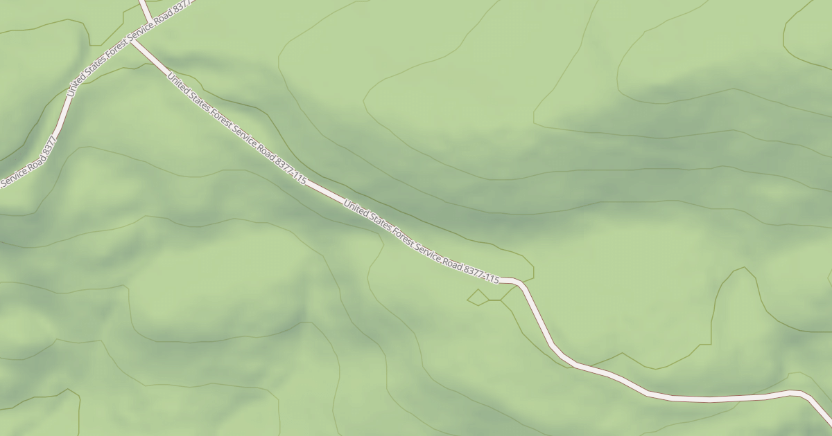 Map preview of USFS National Forest System Roads {16AF499F-BB87-4EC0-B4BA-0C88F966648D}