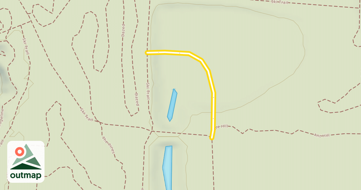 Map of Ski Trail