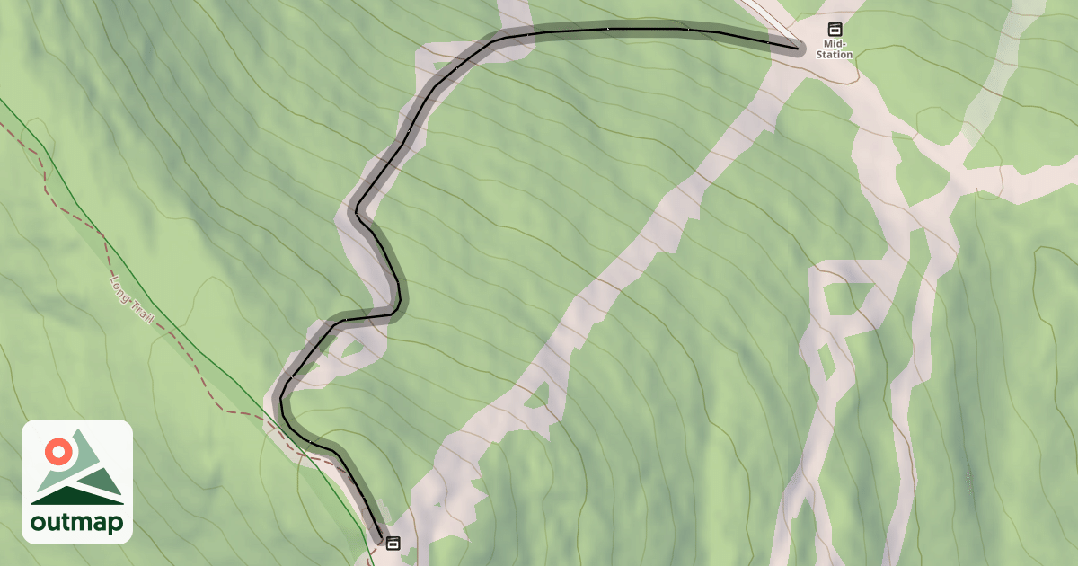 Map of Fall Line