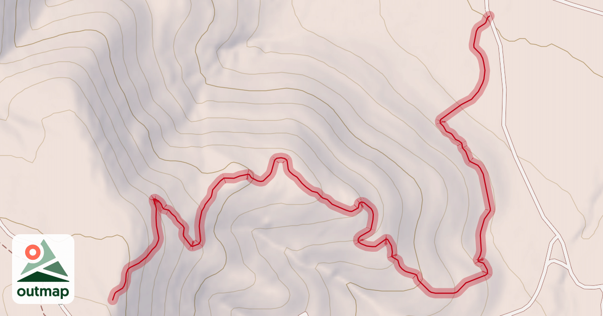 Map of Shooting Gallery Trail