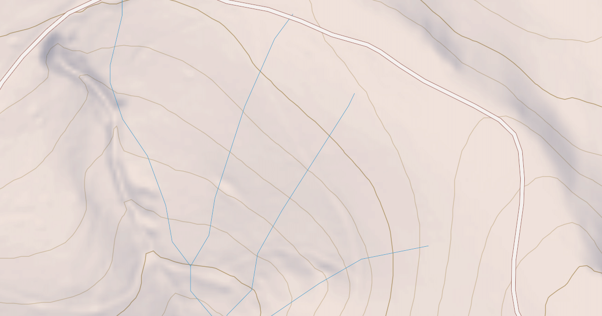 Map preview of CLAREMONT SPUR