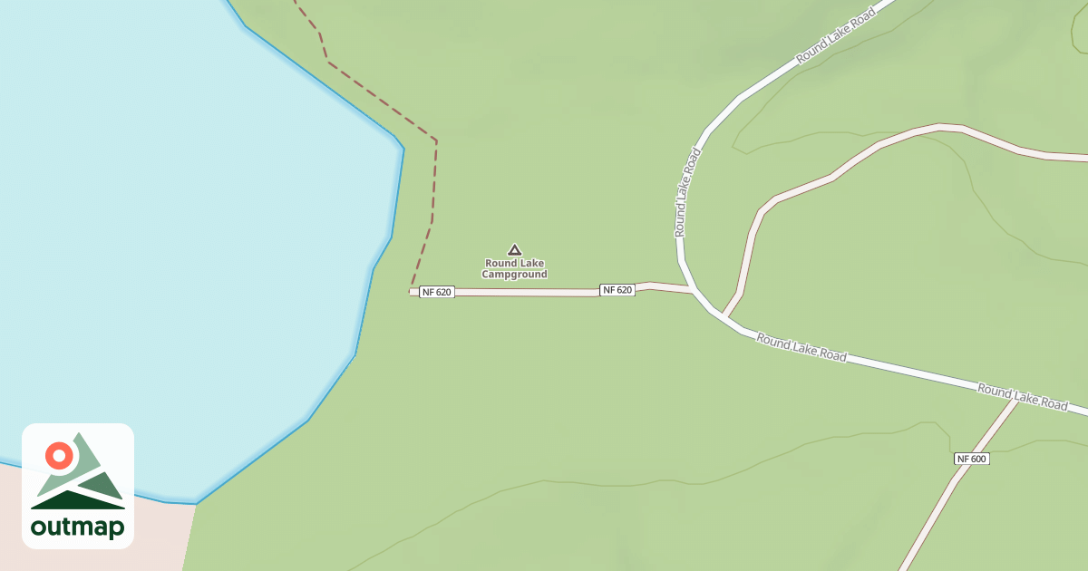 Map of ROUND LAKE C G