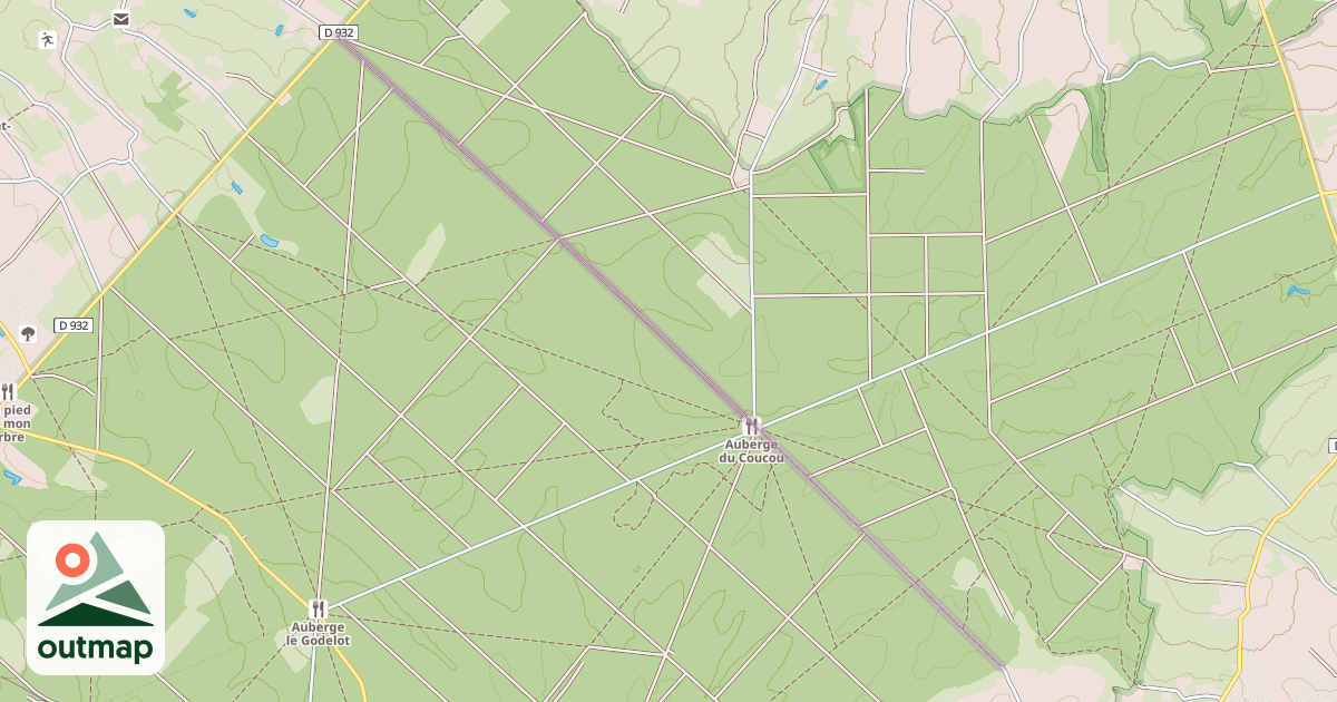 Map of Route du Cheval Blanc