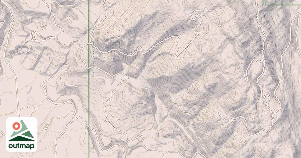 Map of HUCKLEBERRY HILL
