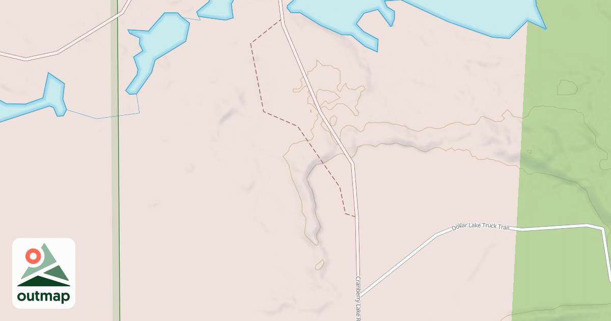 Map of Newberry-rexton Motorcycle Trail