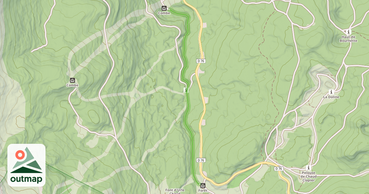 Map of Brudour