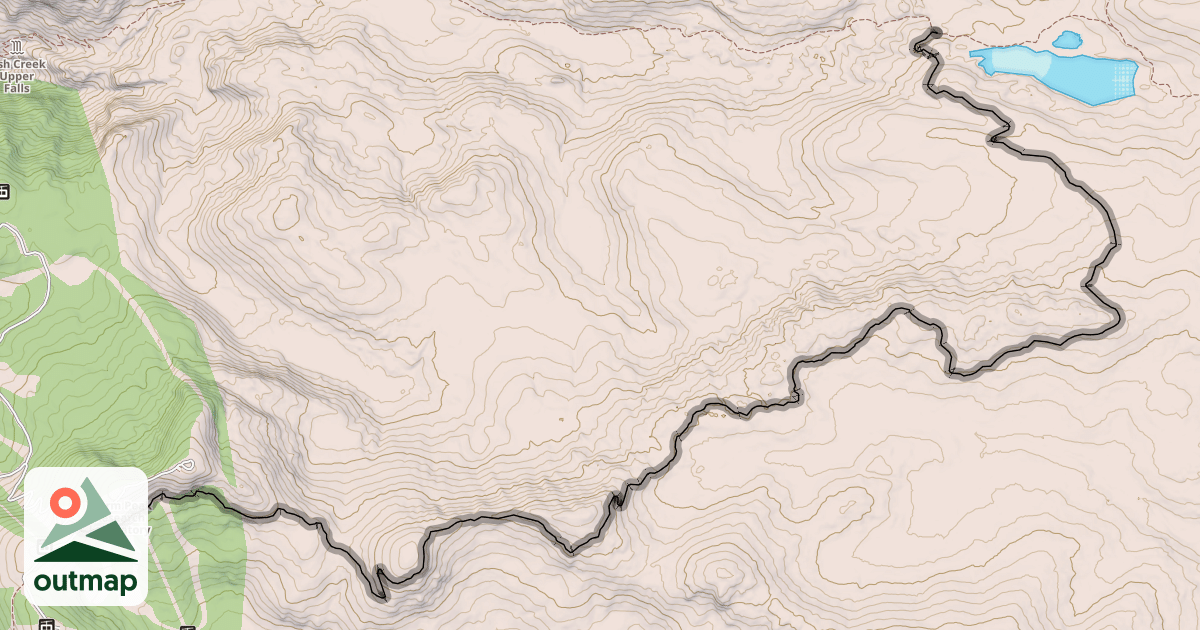 Map of Mountain View Trail