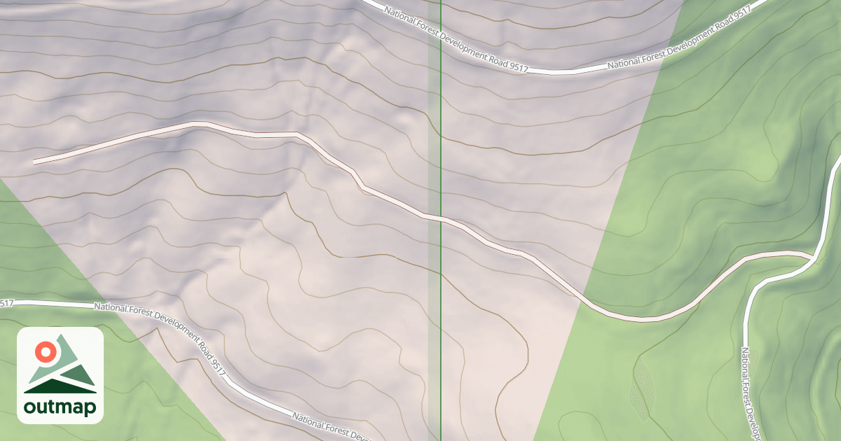Map of USFS Motor Vehicle Use Map Roads {6D51FC7C-F937-4FD4-880F-63C1F87FE1AD}