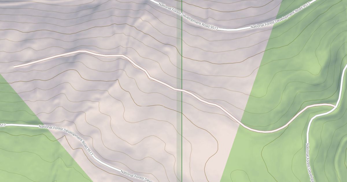 Map preview of USFS Motor Vehicle Use Map Roads {6D51FC7C-F937-4FD4-880F-63C1F87FE1AD}