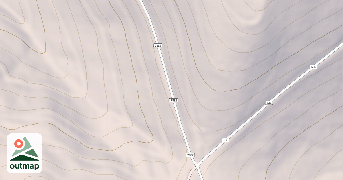 Map of EAST FORK JOHNSON CREEK