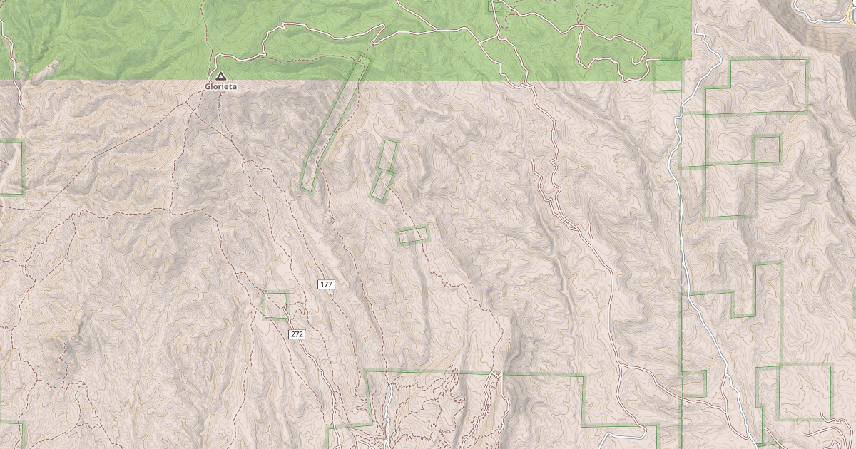 Map preview of GLORIETA BALDY