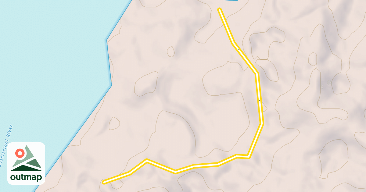 Map of Milroy's Lost Loop