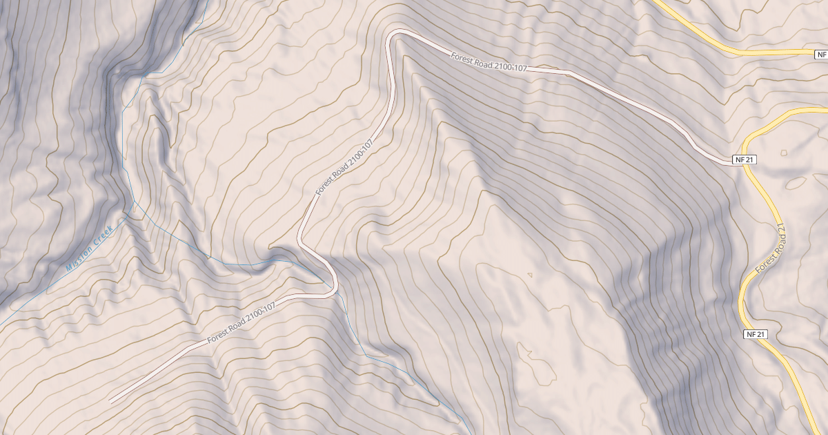 Map preview of MISSION CREEK
