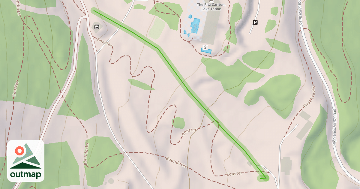 Map of Lower Lion's Way