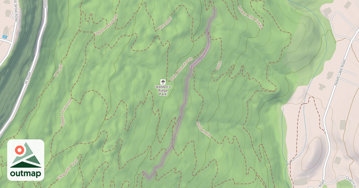Map of Middle Traverse