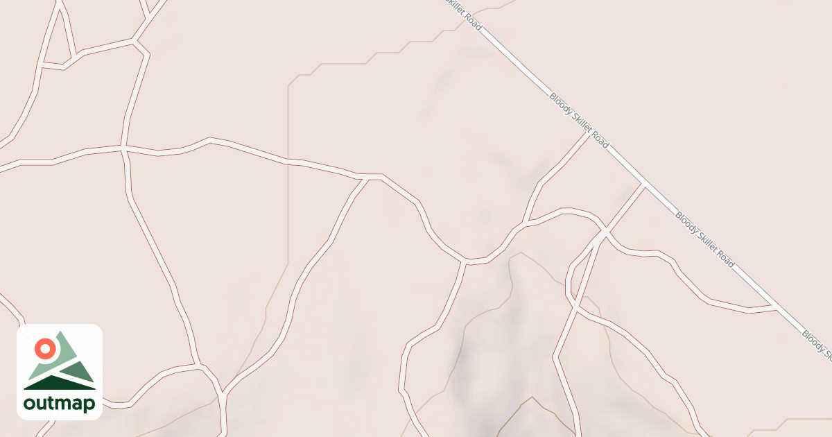 Map of Bloody Skillet ATV Trail