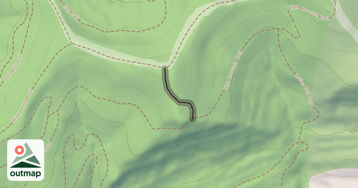 Map of Mark McCalla Memorial Trail