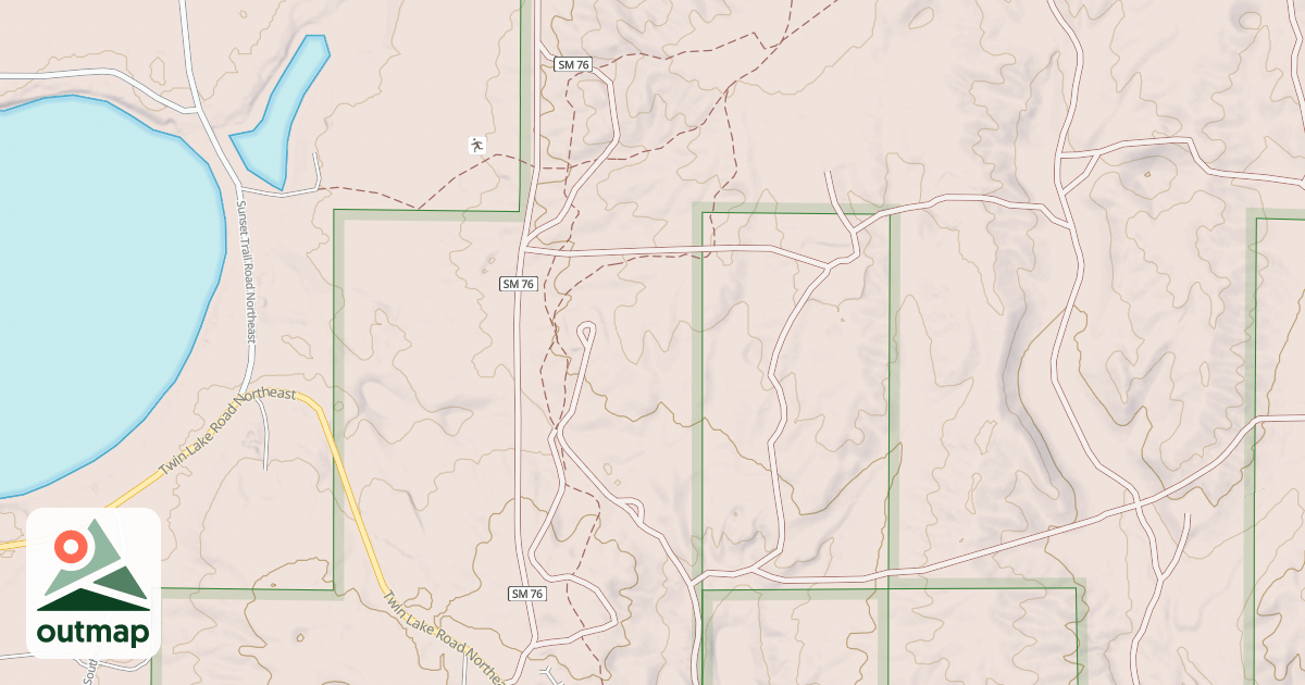 Map of Kalkaska Trail
